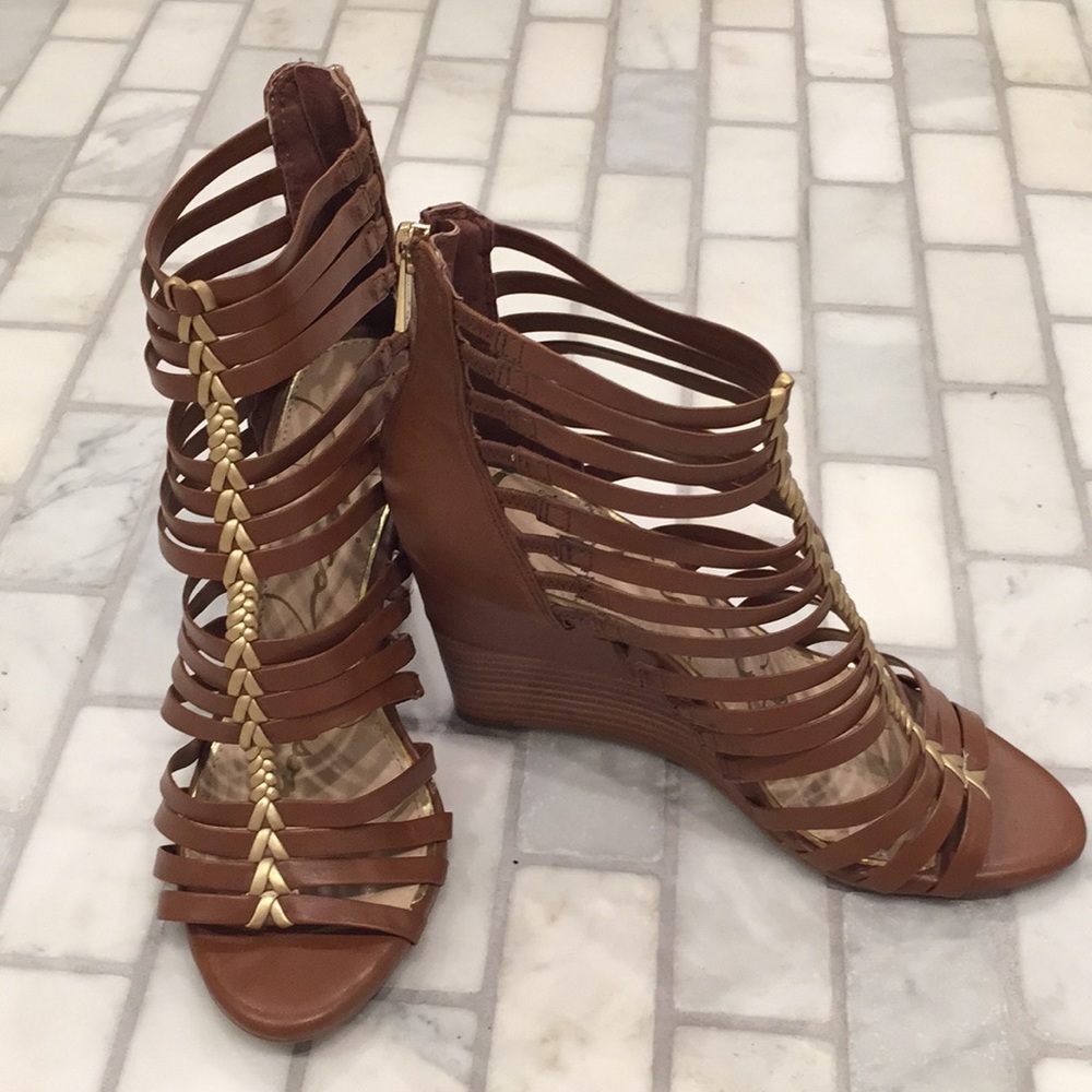 COPY - Brown Jessica Simpson Wedges.